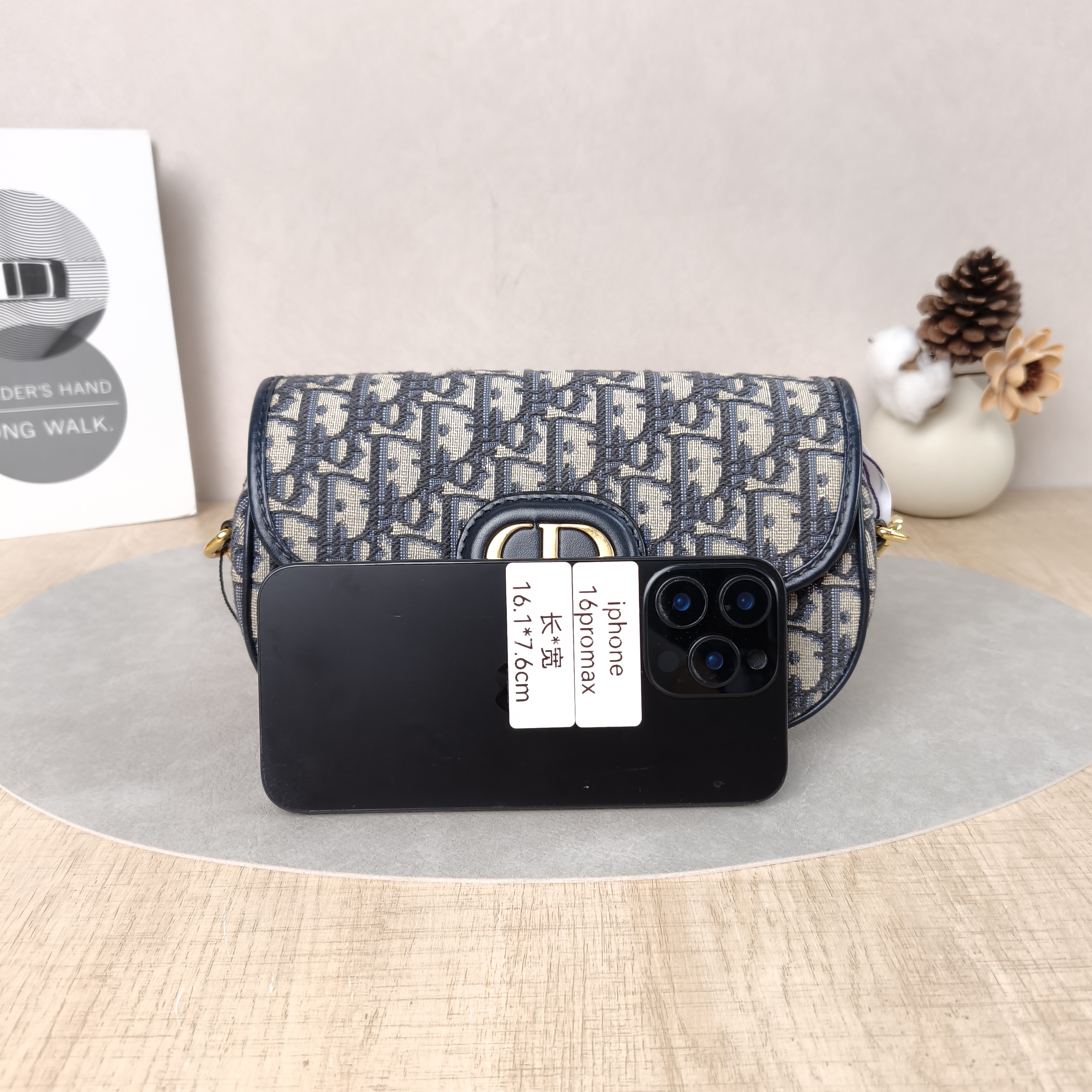 DIOR Crossbody Bag Bobby East-West Monogram Canvas21 × 5.1 × 12 cm — cover view 2 of 5
