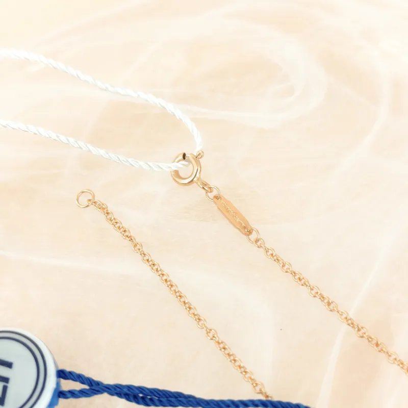 Tiffany&Co. Necklace Knot Collection Necklace Rose Gold Diamond18KR ose Gold Large 42cm — cover view 8 of 10