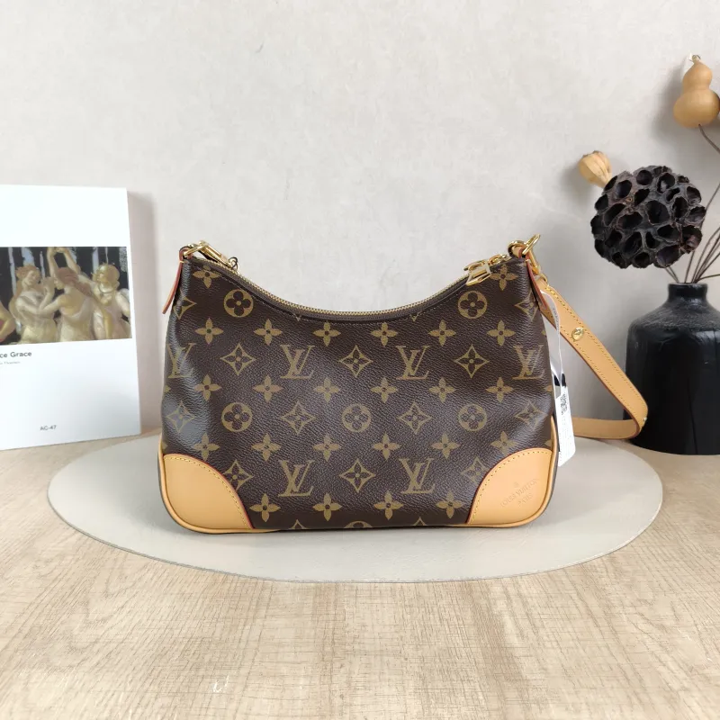 Louis Vuitton Crossbody Bag Boulogne PVC Small 26 × 9.5 × 16 cm