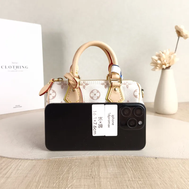 Louis Vuitton Crossbody Bag Speedy Nano PVC nano 16 × 7.5 × 10 cm — cover view 6 of 6