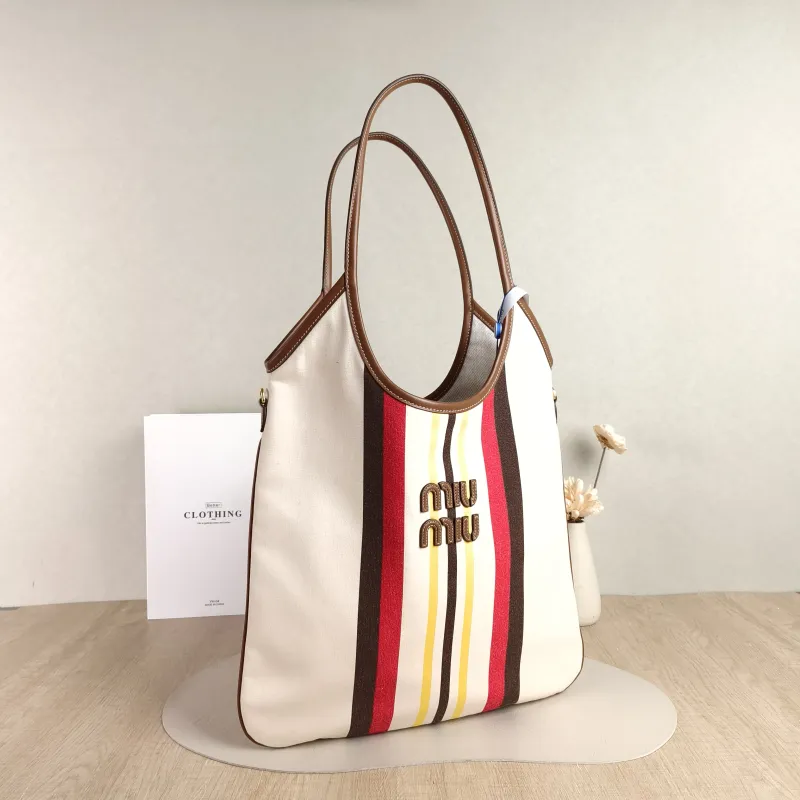 Miumiu Shoulder Bag IVY Tote Shopping Tote Canvas Medium35*40 — cover view 2 of 4