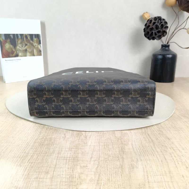 CELINE Crossbody Bag CABAS Monogram PVC Small 28.5 × 8 × 33 cm — cover view 3 of 5
