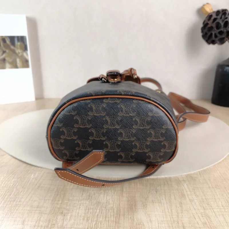 CELINE Backpack FOLCO Backpack Monogram PVC Mini 17 × 10 × 20 cm — cover view 4 of 5