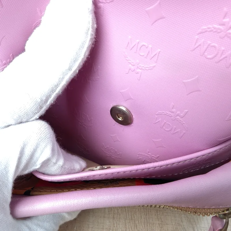 MCM Backpack Backpack Pink PVC One Size21 × 10 × 26 cm — detail view 11 of 13