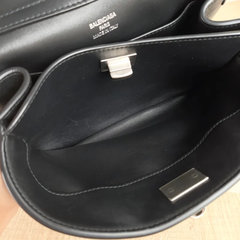 BALENCIAGA Crossbody Bag RODEO Black Calfskin Mini 23 × 10 × 17 cm — detail view 3 of 13