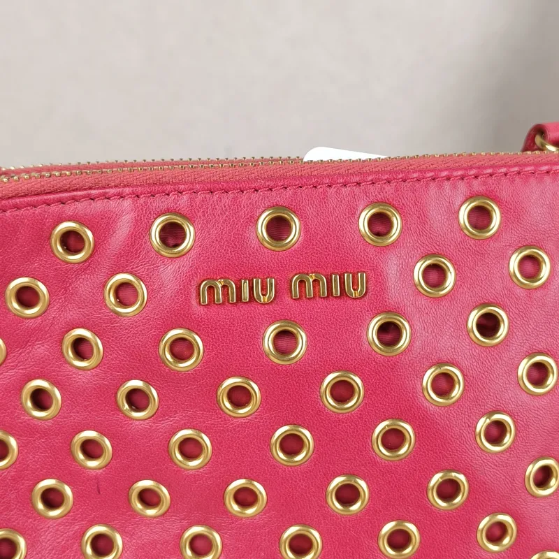 Miumiu Crossbody Bag Red Calfskin One Size20.5 × 2 × 11.5 cm — detail view 3 of 12
