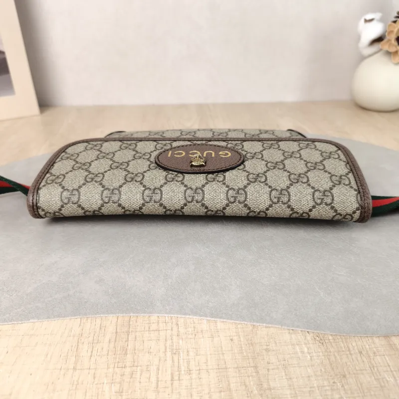 GUCCI Crossbody Bag Neo Vintage Belt Bag Monogram PVC Medium 24 × 4 × 17 cm — detail view 11 of 13