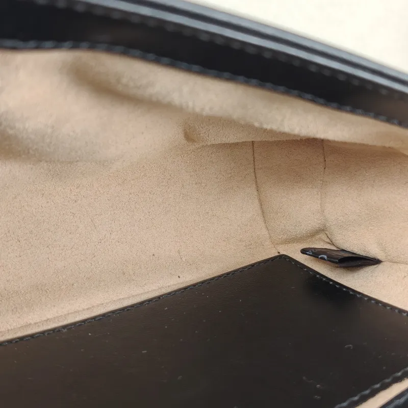 GUCCI Crossbody Bag GG Marmont Small Marmont 22Black CC alfskin Small22 × 6 × 13 cm — detail view 1 of 14