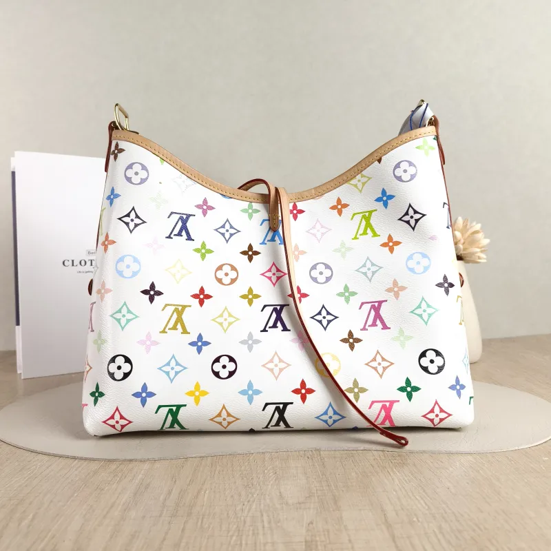 Louis Vuitton Crossbody Bag Carryall Multicolore PVC Small 29 × 12 × 24 cm — cover view 5 of 5