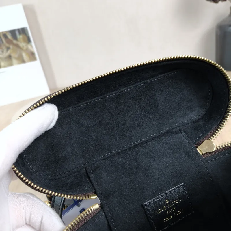 Louis Vuitton Shoulder Bag VANITY POUCH Cosmetic Bag Monogram PVC One Size19 × 6.5 × 11.5 cm — detail view 1 of 14