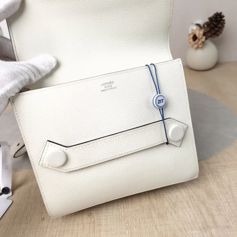 Hermès Crossbody Bag Twins 10 Evercolor Calfskin One Size 18 × 6 × 16 cm D — detail view 6 of 11