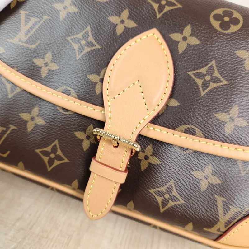 Louis Vuitton Crossbody Bag Diane Baguette Bag Shoulder Strap PVC Small 24 × 9 × 15 cm — detail view 1 of 13