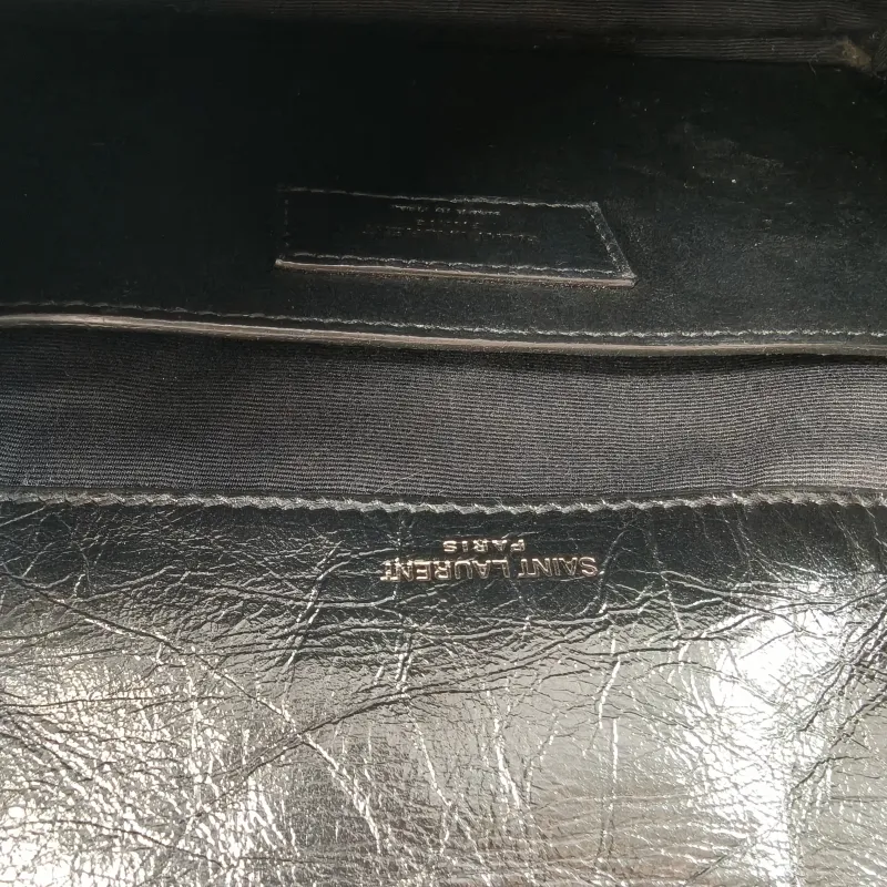 SAINT LAURENT Crossbody Bag Niki D Waxed Leather Calfskin Small21 × 7.5 × 16 cm — detail view 8 of 14