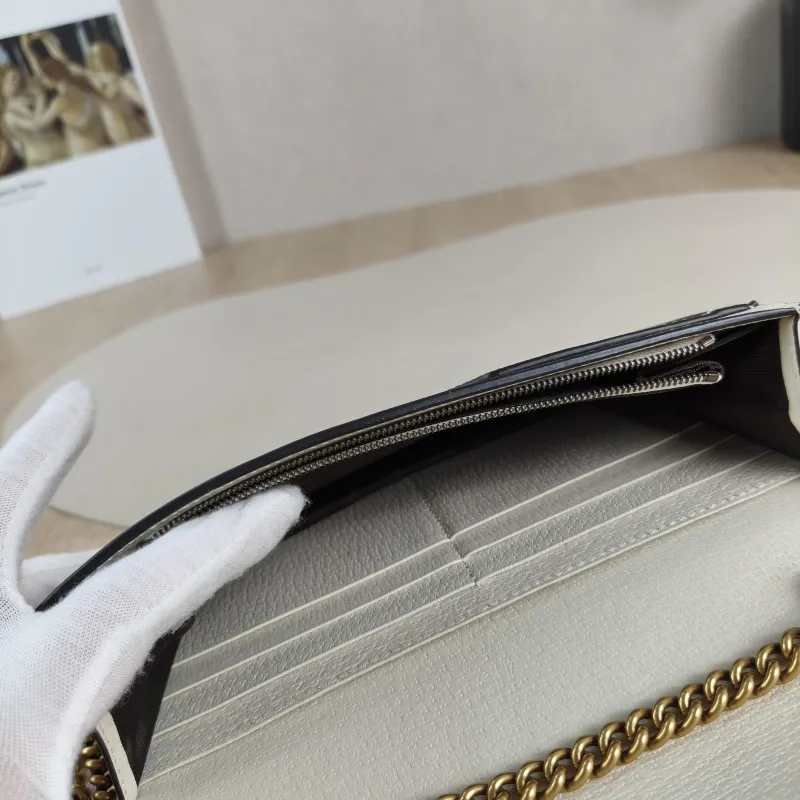 GUCCI Crossbody Bag Crossbody Bag White PVC One Size 20 × 3 × 12 cm — detail view 4 of 13