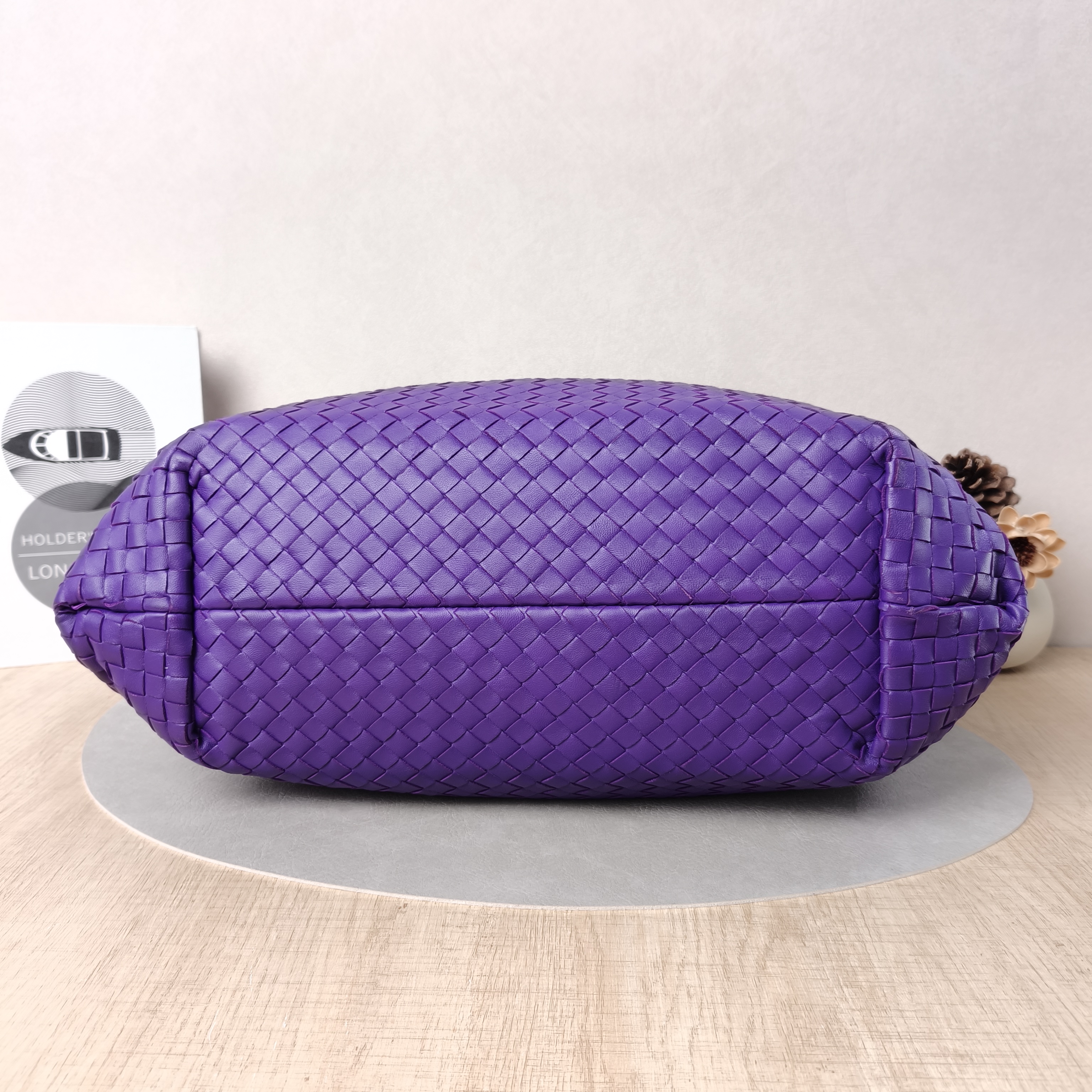 Bottega Veneta Top Handle Bag Woven Tote Bag Lambskin One Size29 × 13 × 25 cm — cover view 5 of 5