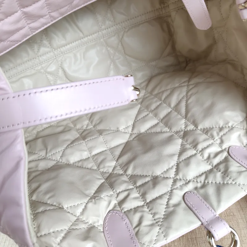 DIOR Top Handle Bag TOUJOURS Pink White Calfskin Medium28.5 × 17 × 21.5 cm — detail view 2 of 10