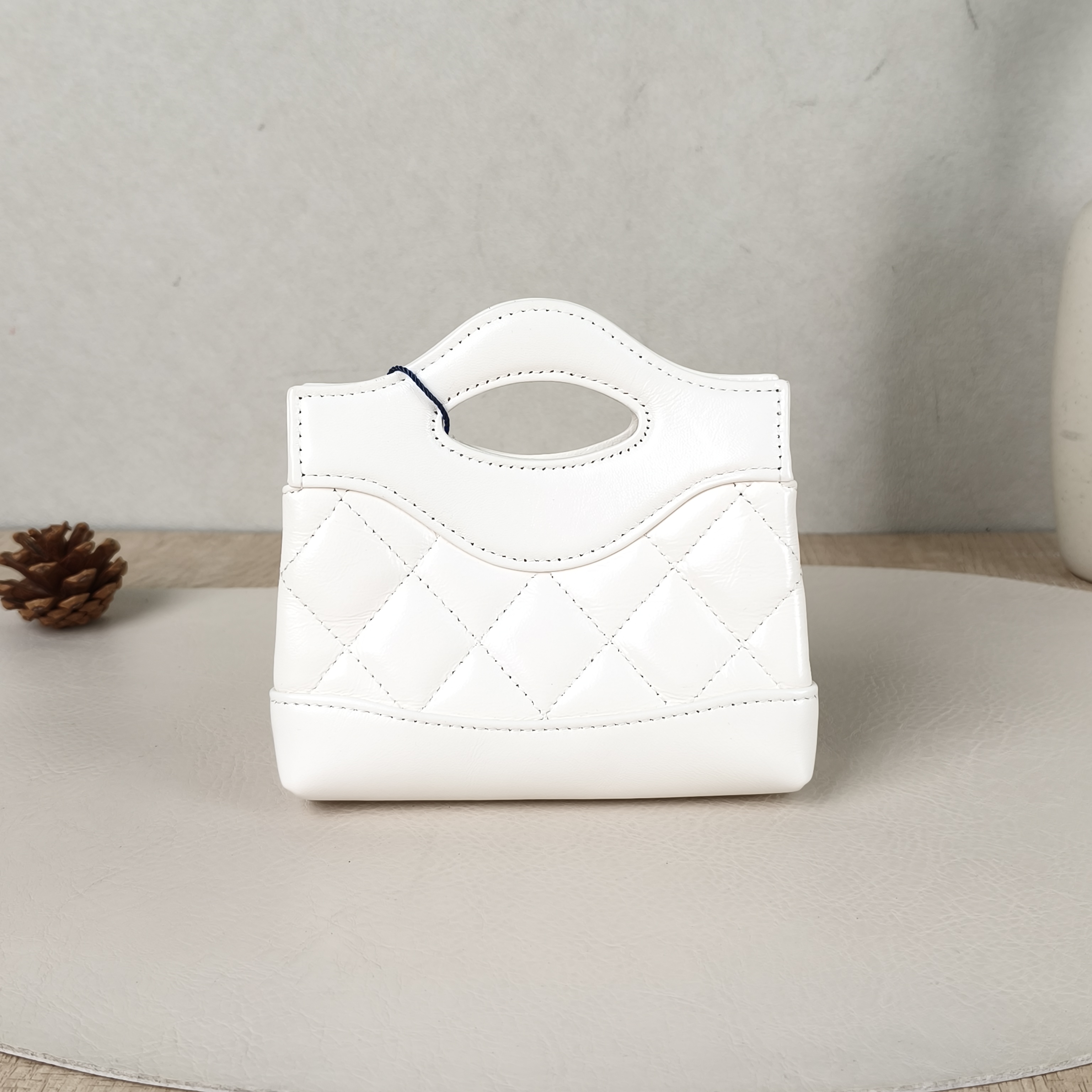 Chanel Crossbody Bag31Bag White Waxed Leather Mini13 × 4 × 12 cm — cover view 4 of 6