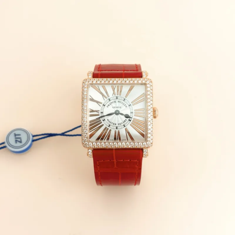 FRANCK MULLER Watch ladies'collection Collection MASTER SQUARE Watch White 18k One Size 18k 32.7*40.7