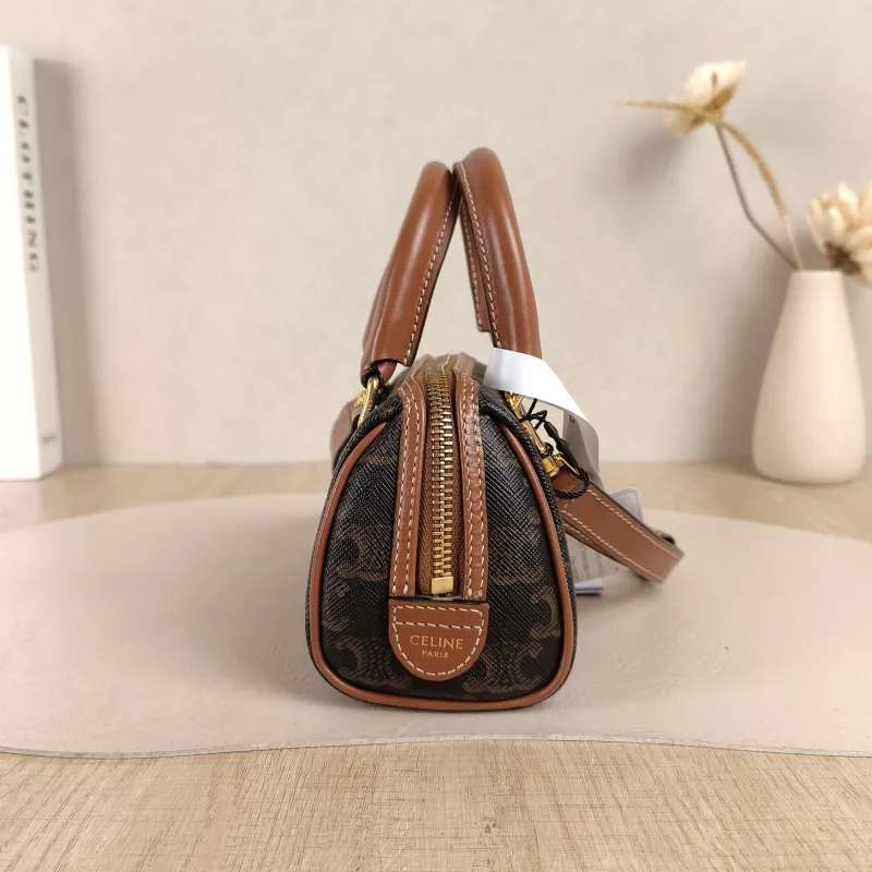 CELINE Crossbody Bag Monogram PV Cmini14 × 7.5 × 9.5 cm — detail view 9 of 11