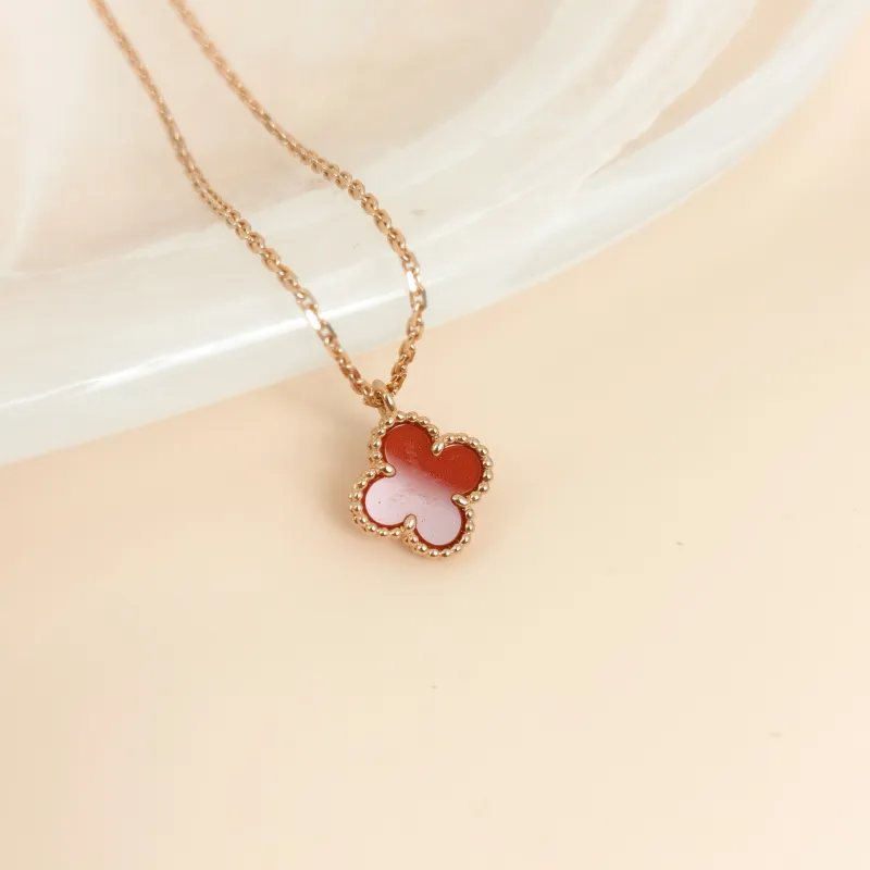 Van Cleef & Arpels Necklace Alhambra 18KR ose Gold Sweet Mini40cm — cover view 7 of 9