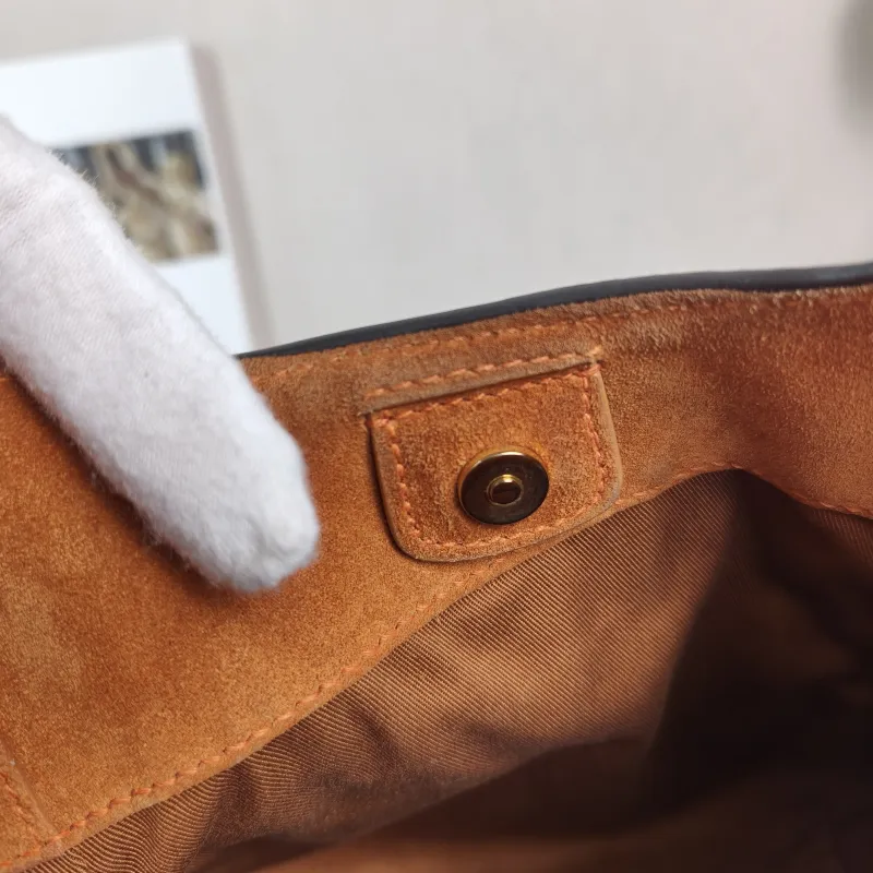 Miumiu Crossbody Bag logo Brown Calfskin One Size 16 × 7 × 17 cm — detail view 7 of 10