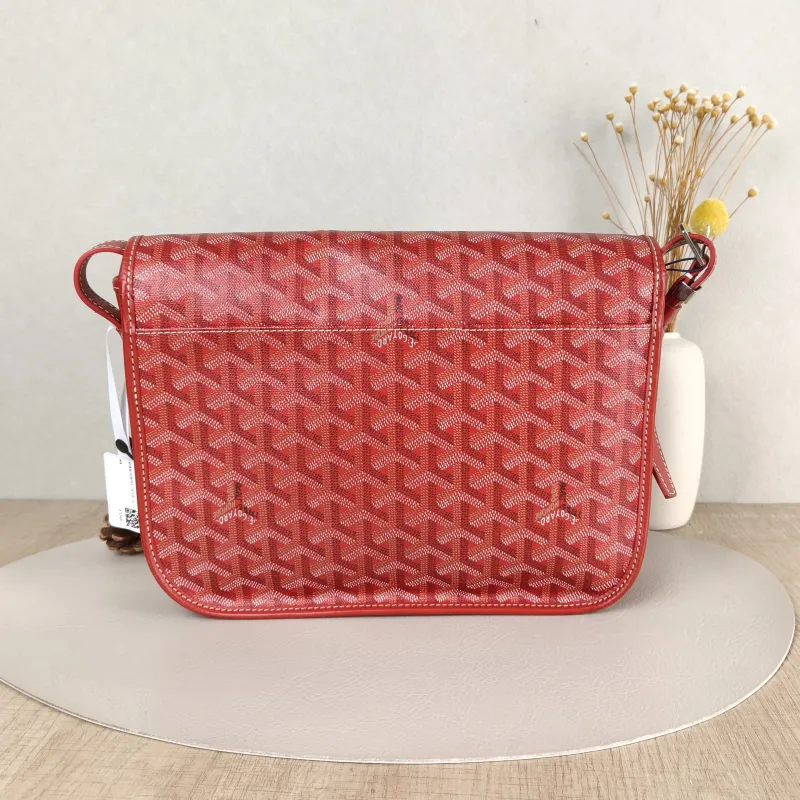 GOYARD Crossbody Bag Messenger Bag Crossbody Bag Red PVC 28.5 × 8 × 20 cm — cover view 5 of 5