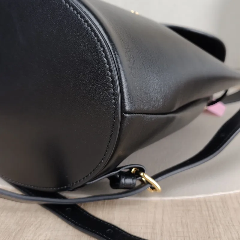 CELINE Backpack BONNIE Backpack Black Calfskin One Size 18 × 13 × 25 cm — detail view 7 of 10