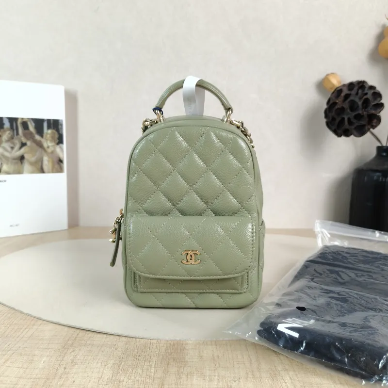 Chanel Backpack mini Backpack Collection Grained Calfskin One Size 13 × 9 × 18 cm — cover view 3 of 6