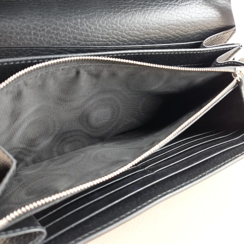 GUCCI Crossbody Bag Dionysus Collection Wallet woc Black Calfskin Mini 20 × 5 × 13 cm Conditioned — detail view 11 of 11