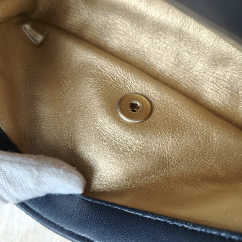 Chanel Crossbody Bag Classic Flap Large Mini CF Mini Blue Lambskin mini20 × 6 × 12 cm — detail view 13 of 15