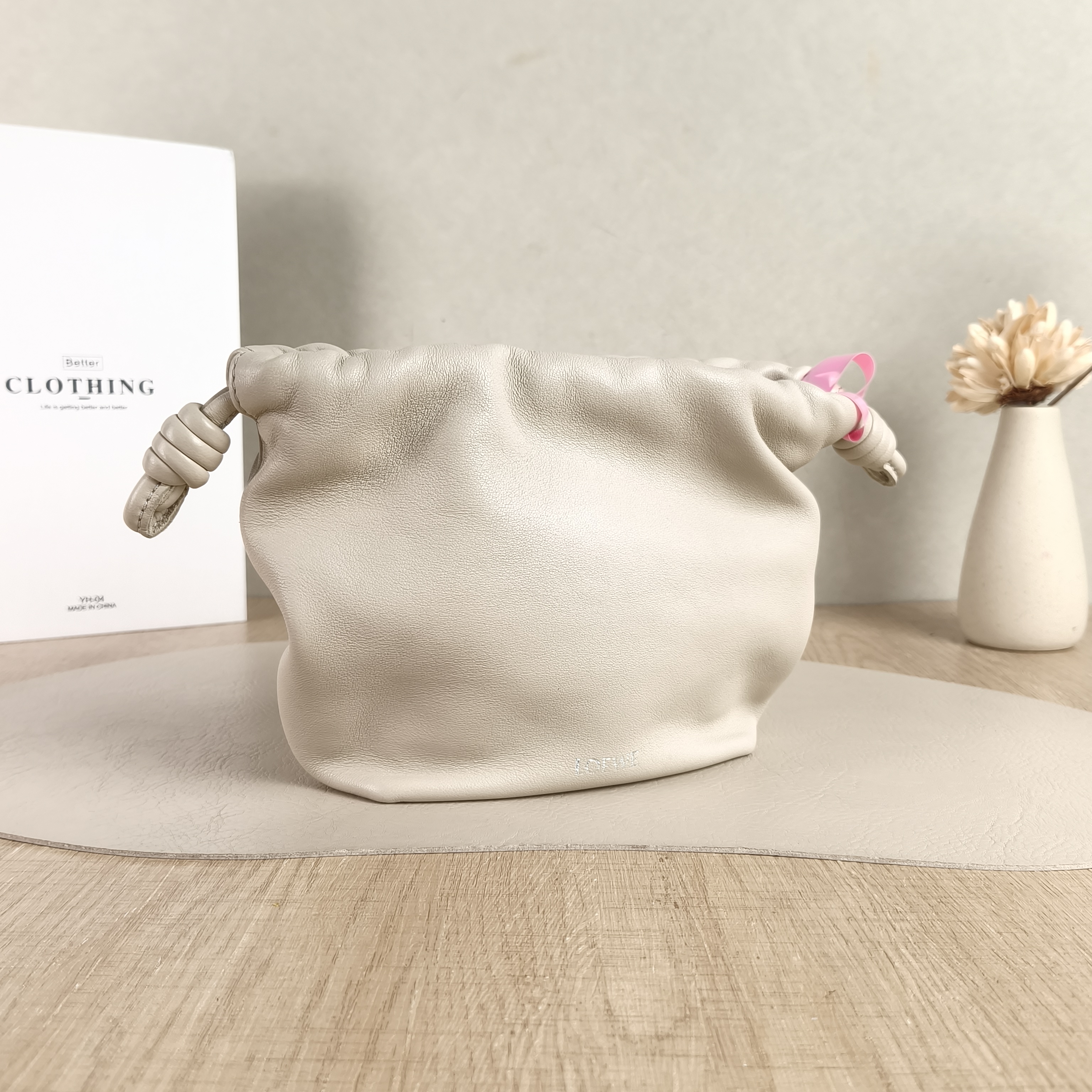 LOEWE Crossbody Bag Flamenco White Lambskin mini23 × 5.5 × 17 cm — cover view 2 of 5