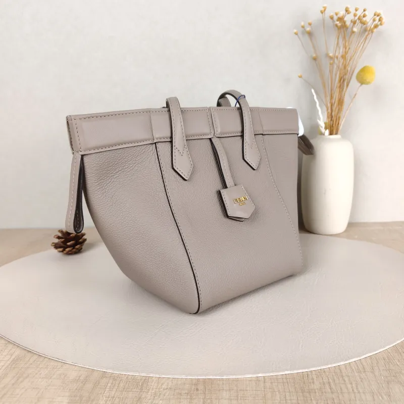 FENDI Crossbody Bagorigami Grey Calfskinmini18.5 × 15 × 15 cm — cover view 2 of 6