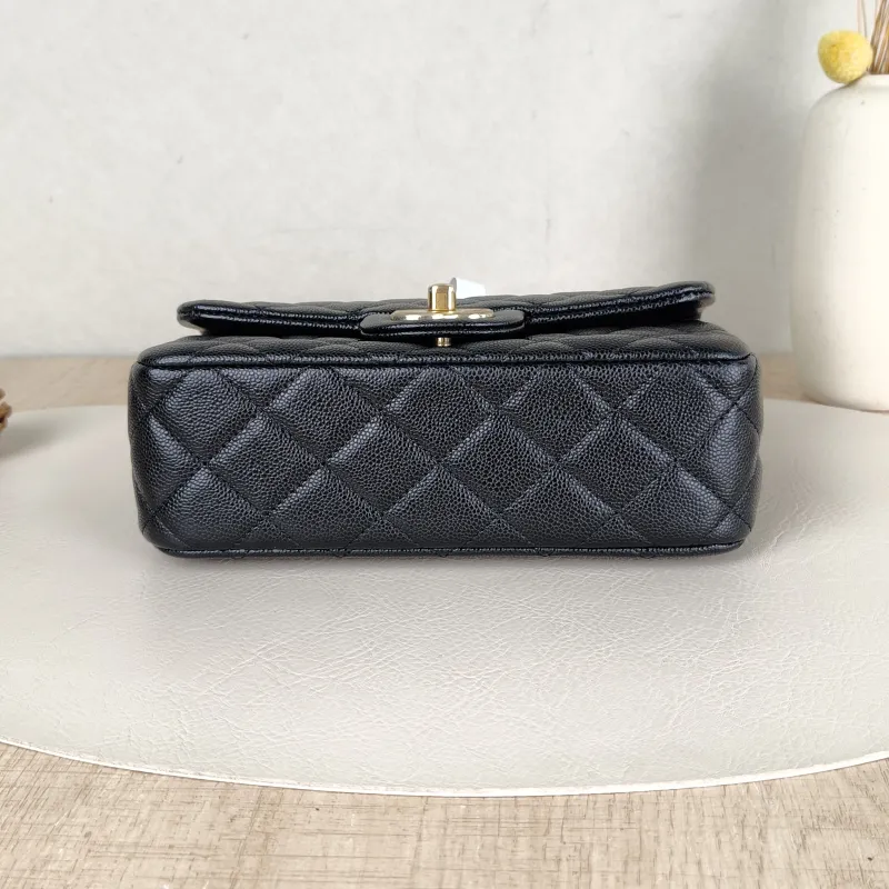 Chanel Crossbody Bag25b mini Black Grained Calfskin One Size20 × 6 × 12 cm — cover view 5 of 5