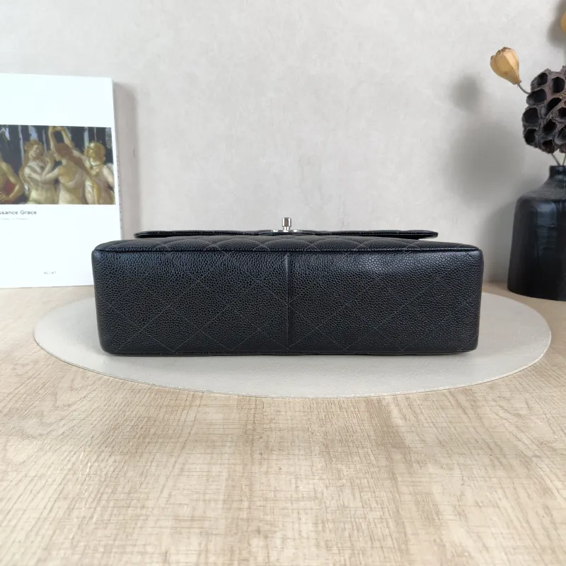 Chanel Crossbody Bagcf Collection Crossbody Bag Black Calfskin One Size30 × 8 × 21.5 cm — cover view 6 of 6