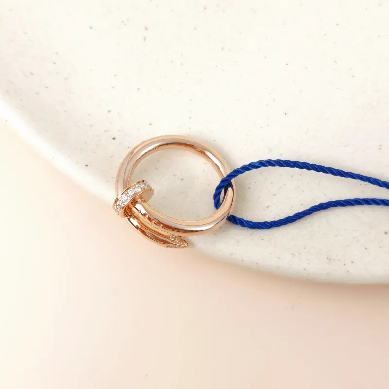 CARTIER Ring Juste un Clou Ring Rose Gold 18KR ose Gold Edition 52 — cover view 7 of 9
