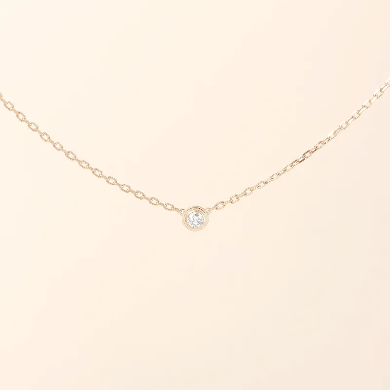 CARTIER Necklace d'Amour Necklace Rose Gold 18KR ose Gold Small 41cm