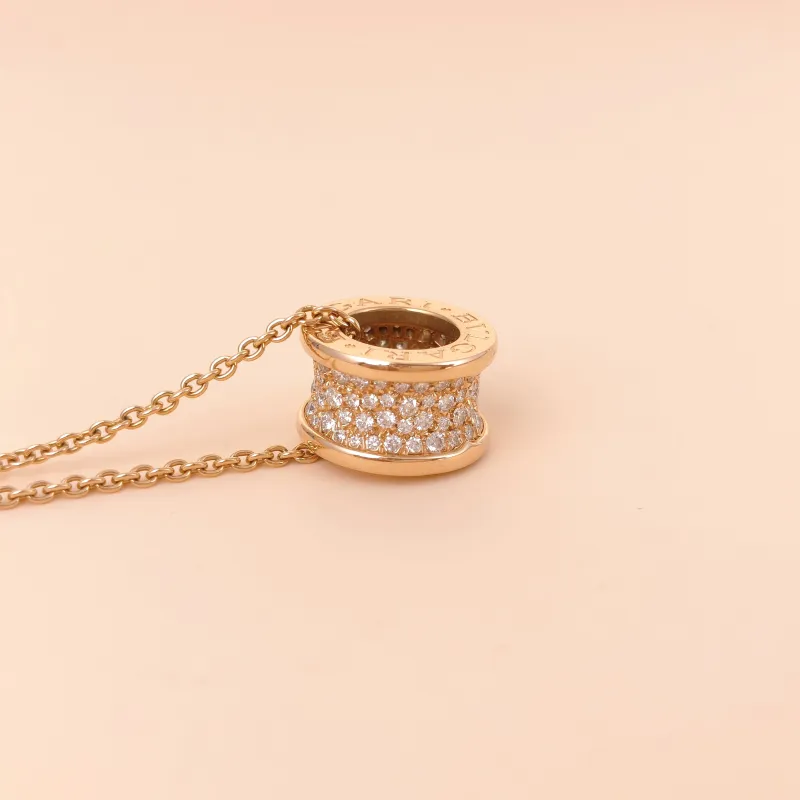 Bvlgari Necklace B.zero1 Rose Gold 18KR ose Gold Diamond One Size 48cm — cover view 7 of 9