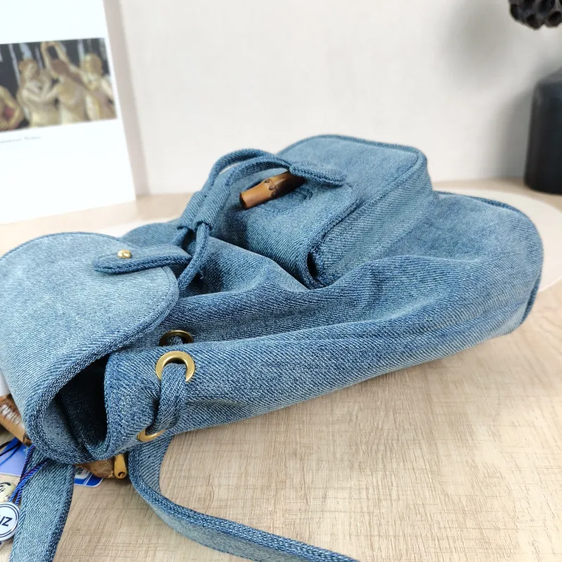 GUCCI Backpack Backpack Blue One Size22 × 8 × 25 cm — detail view 1 of 14