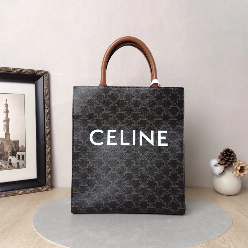 CELINE Crossbody Bag CABAS Monogram PVC Small28.5 × 8 × 33 cm