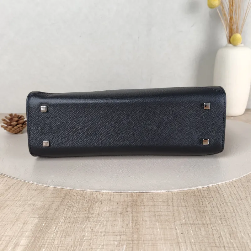Moynat Crossbody Bag Crossbody Bag Black Calfskin 25.5 × 8 × 18.5 cm — cover view 3 of 5