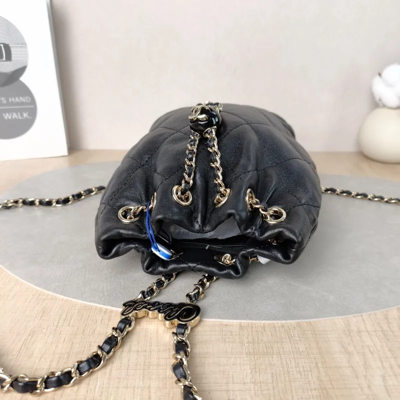 Chanel Backpack Backpack Black Lambskin One Size17 × 7.5 × 22 cm — detail view 12 of 12