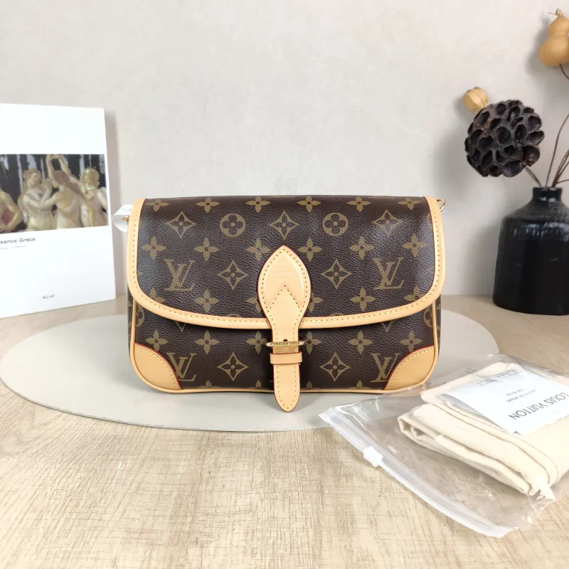 Louis Vuitton Crossbody Bag Diane Baguette Bag Shoulder Strap PVC Small 24 × 9 × 15 cm — cover view 5 of 6