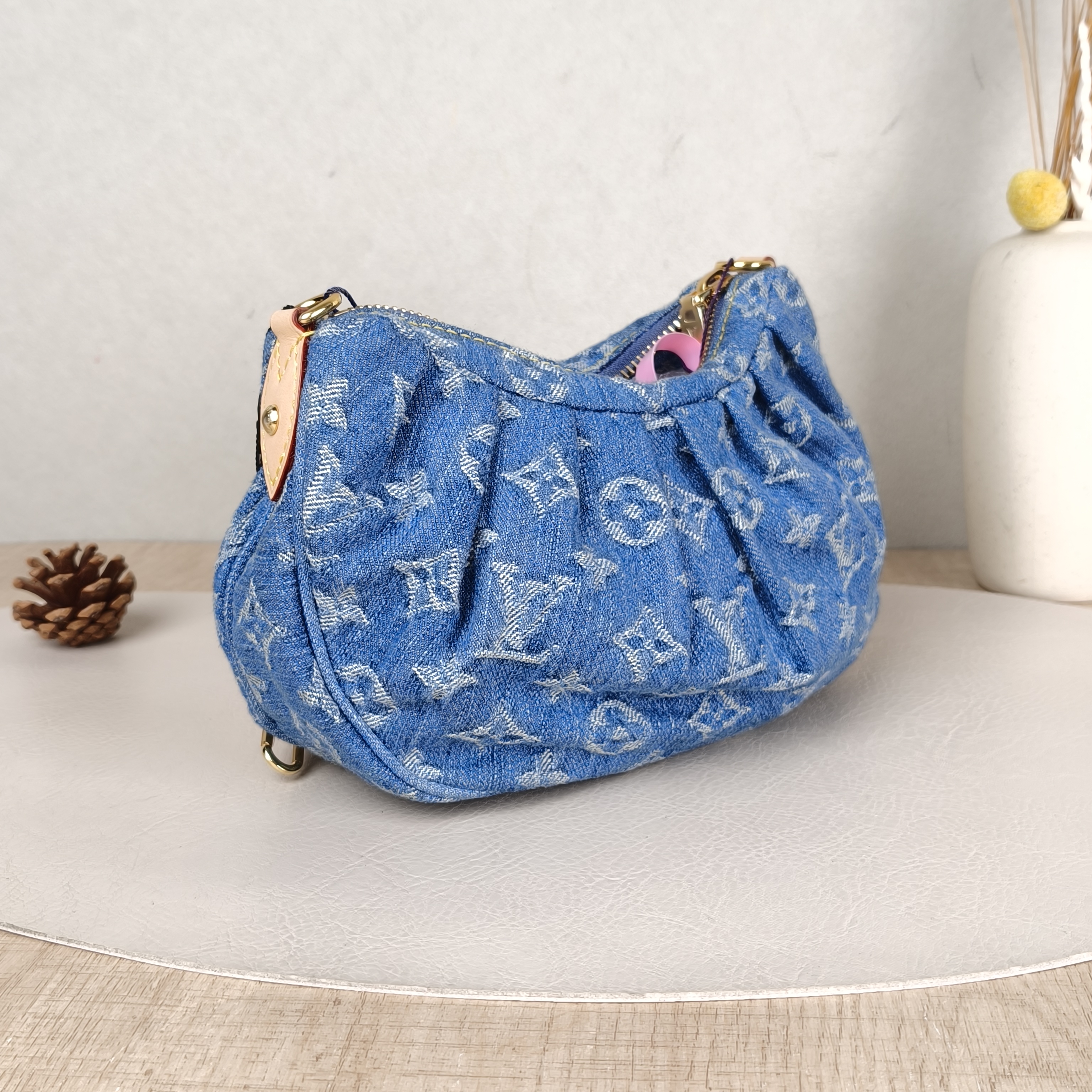 Louis Vuitton Shoulder Bag Pochette Valley Blue One Size21 × 7 × 15 cm — cover view 4 of 5