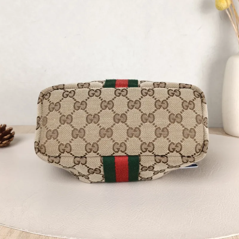 GUCCI Top Handle Bag vanity Vanity Case Bag Monogram Canvas Mini 19 × 9 × 10 cm — cover view 3 of 6
