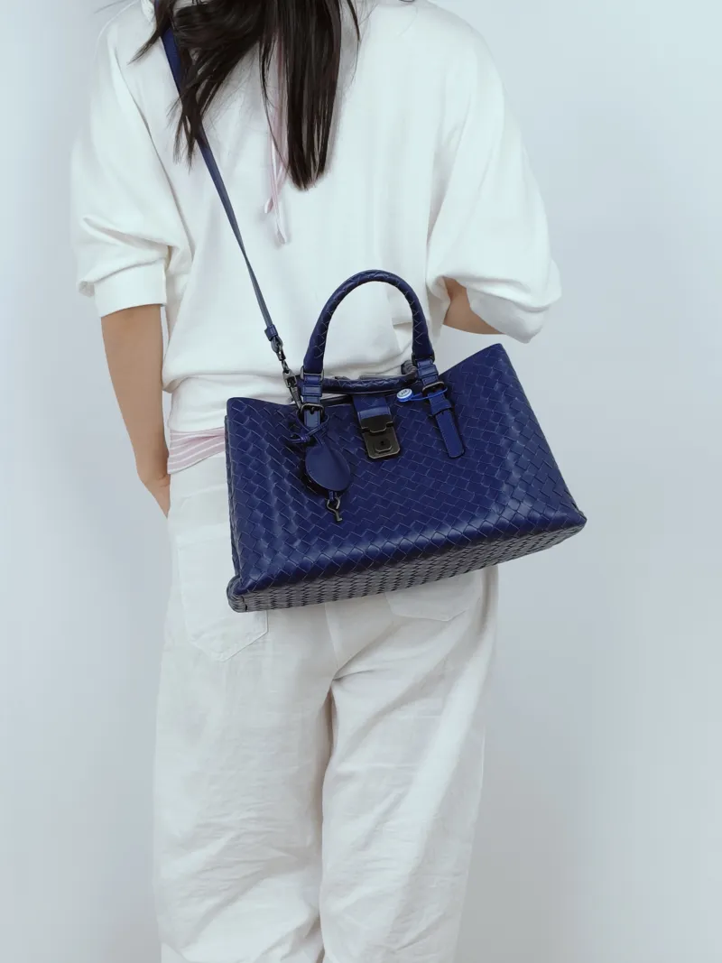 Bottega Veneta Top Handle Bag Roma Calfskin One Size31 × 15 × 20 cm — on-model view 2 of 3