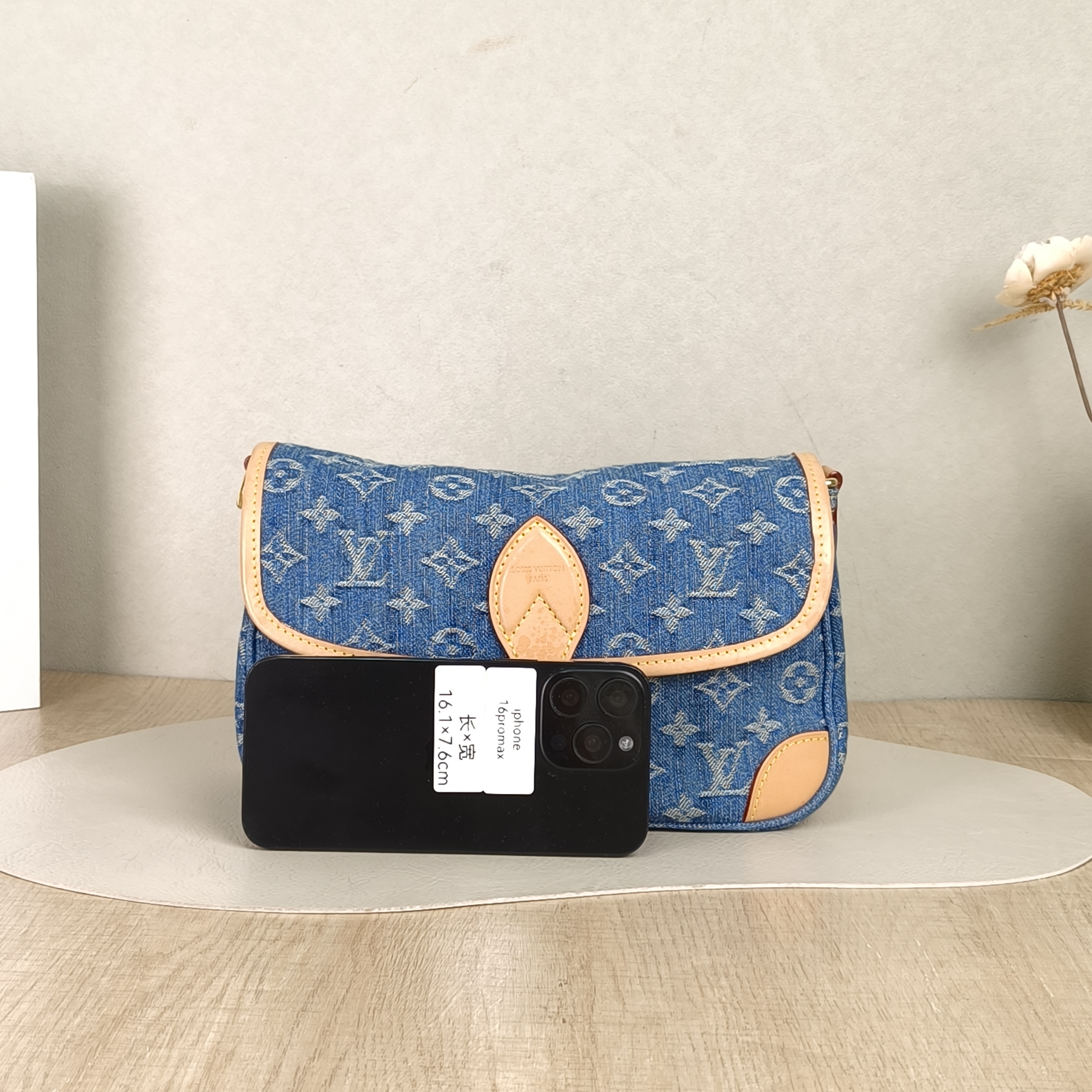 Louis Vuitton Crossbody Bag Diane Baguette Bag Blue Small24 × 9 × 15 cm — cover view 5 of 6