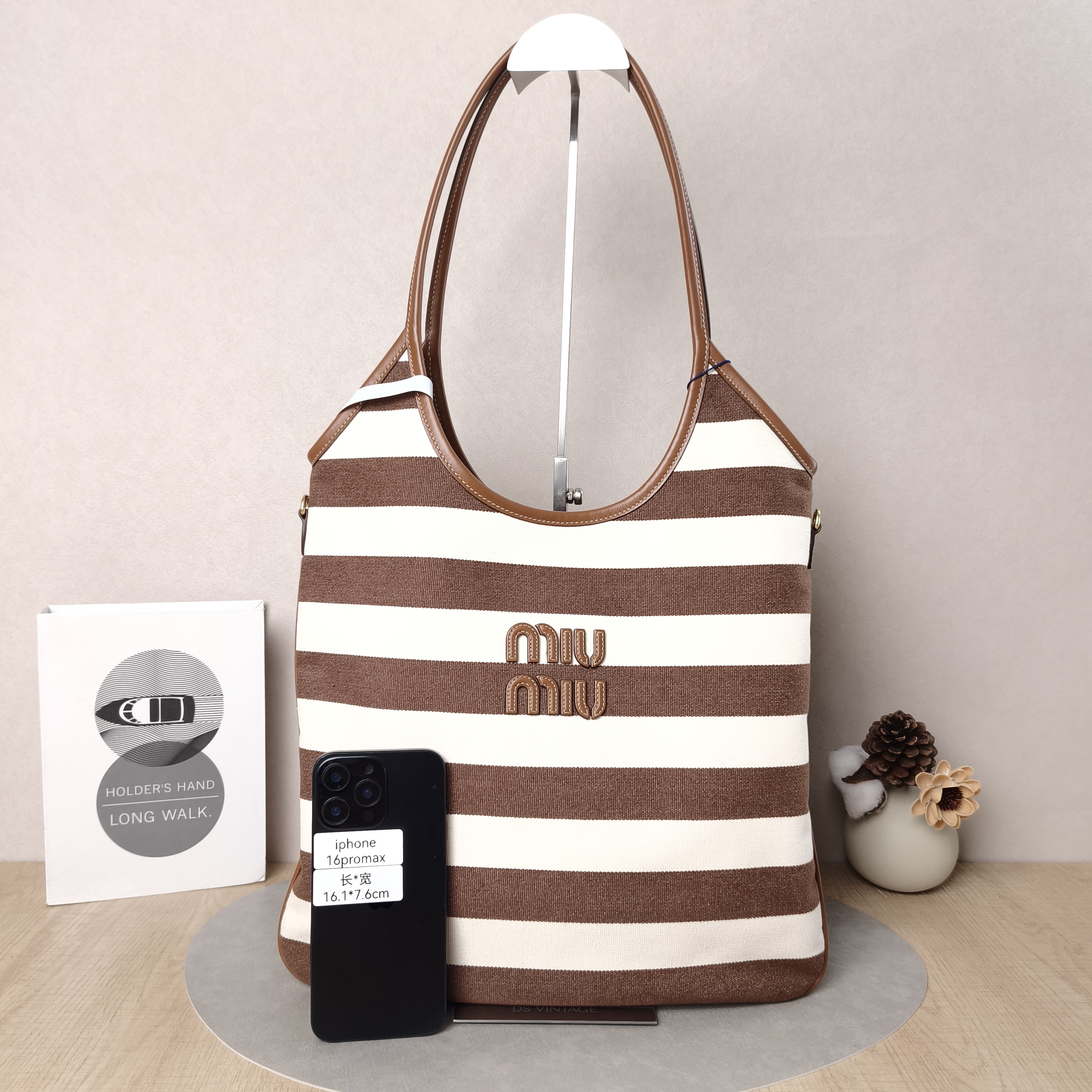 Miumiu Shoulder Bag IVY Tote Shopping Tote Colorblock Canvas, Medium35*40 — cover view 5 of 5