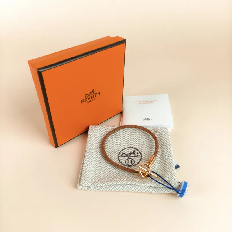 Hermès Bangle Glenan Q Bangle Brown One Size — cover view 4 of 6