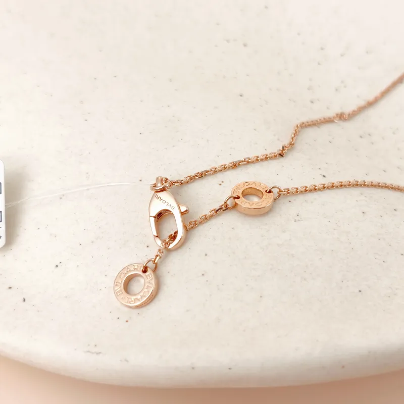 Bvlgari Necklace DIVAS’ DREAM Collection Diamond18KR ose Gold Small 43cm — cover view 12 of 12