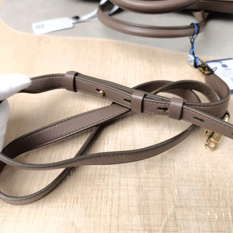 FERRAGAMO Shoulder Bag Top Handle Shoulder Crossbody Bag Brown Calfskin One Size34 × 10 × 23 cm — detail view 9 of 11